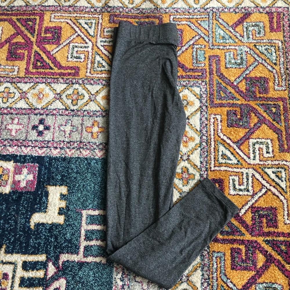 Gray leggings